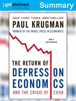 cover image of The Return of Depression Economics and the Crisis of 2008 (Summary)